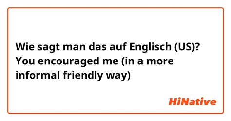 wie sagt man englisch|More.